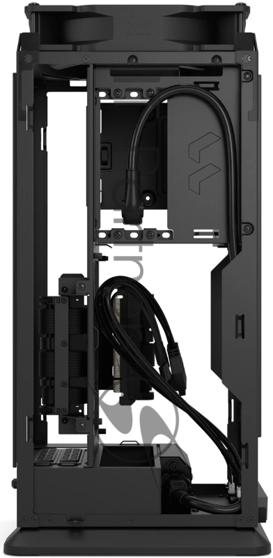 Корпус без блока питания Fractal Design Mood, Mini-Tower, 1x180mm, 2xUSB-A 3.0 + 1xUSB 3.2 Type-C, SFX PSU Support, mITX Black