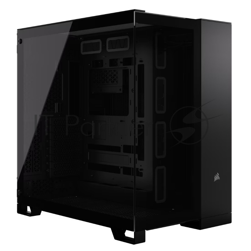 Корпус без блока питания Corsair 6500X, Midi-Tower, TG, no fan, 4xUSB-A 3.2, 1xUSB 3.2 Type-C, E-ATX, ATX, mATX, mITX Black