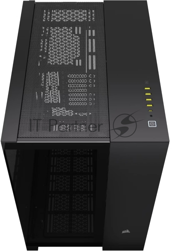 Корпус без блока питания Corsair 6500X, Midi-Tower, TG, no fan, 4xUSB-A 3.2, 1xUSB 3.2 Type-C, E-ATX, ATX, mATX, mITX Black