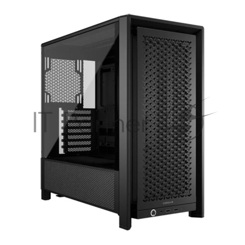 Корпус без блока питания Corsair Frame 4000D, Midi-Tower, TG, no fan, 2xUSB-A 3.2, 1xUSB 3.2 Type-C, E-ATX, ATX, mATX, mITX Black