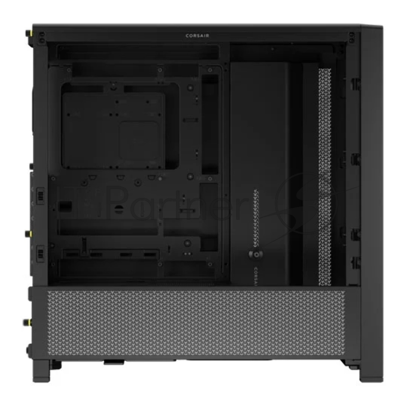 Корпус без блока питания Corsair Frame 4000D, Midi-Tower, TG, no fan, 2xUSB-A 3.2, 1xUSB 3.2 Type-C, E-ATX, ATX, mATX, mITX Black