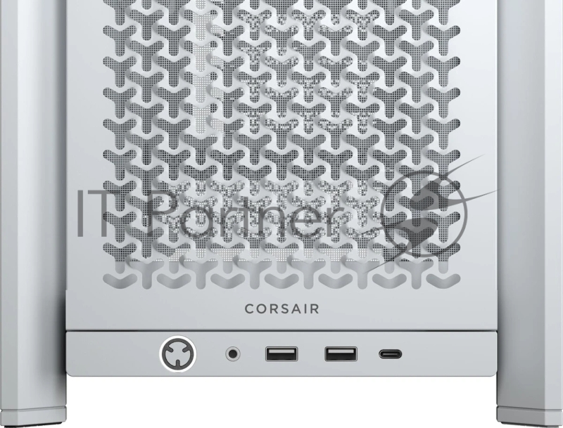 Корпус без блока питания Corsair Frame 4000D, Midi-Tower, TG, no fan, 2xUSB-A 3.2, 1xUSB 3.2 Type-C, E-ATX, ATX, mATX, mITX White