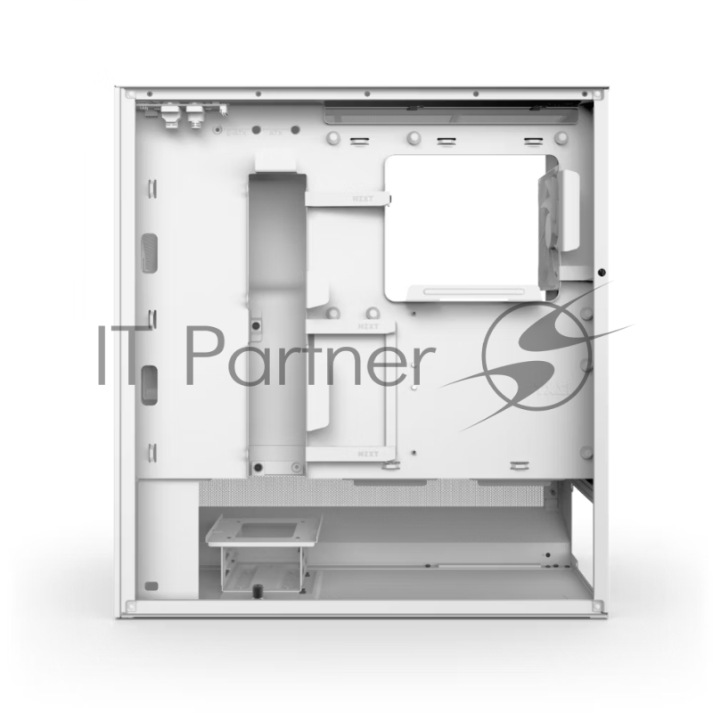 Корпус ПК без блока питания NZXT H5 Flow (2024), Midi-Tower, TG, 2x120mm, 1xUSB-A 3.2 + 1xUSB-C 3.2, E-ATX, ATX, mATX, mITX White