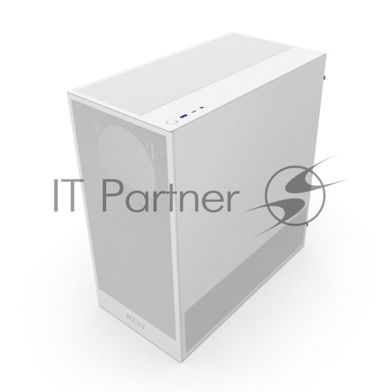 Корпус ПК без блока питания NZXT H5 Flow (2024), Midi-Tower, TG, 2x120mm, 1xUSB-A 3.2 + 1xUSB-C 3.2, E-ATX, ATX, mATX, mITX White