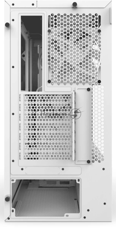 Корпус ПК без блока питания NZXT H5 Flow RGB, Midi-Tower, TG, 4x120mm RGB, 1xUSB-A 3.2 + 1xUSB-C 3.2, E-ATX, ATX, mATX, mITX White