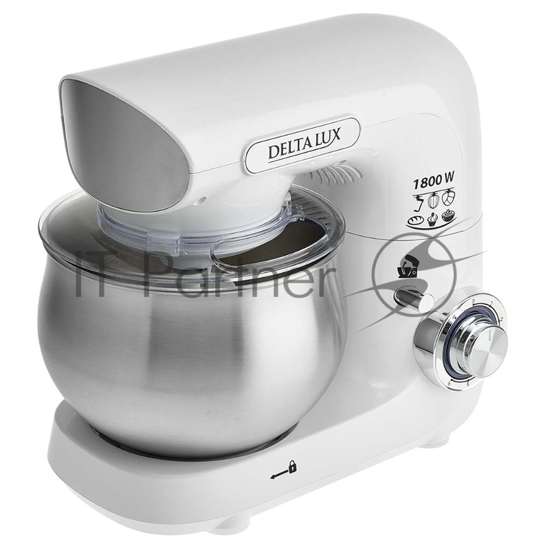 Миксер планетарный DELTA LUX DE-7902P белый