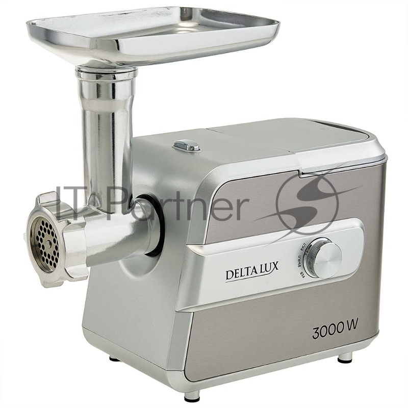Мясорубка электрическая DELTA LUX DE-603M серый