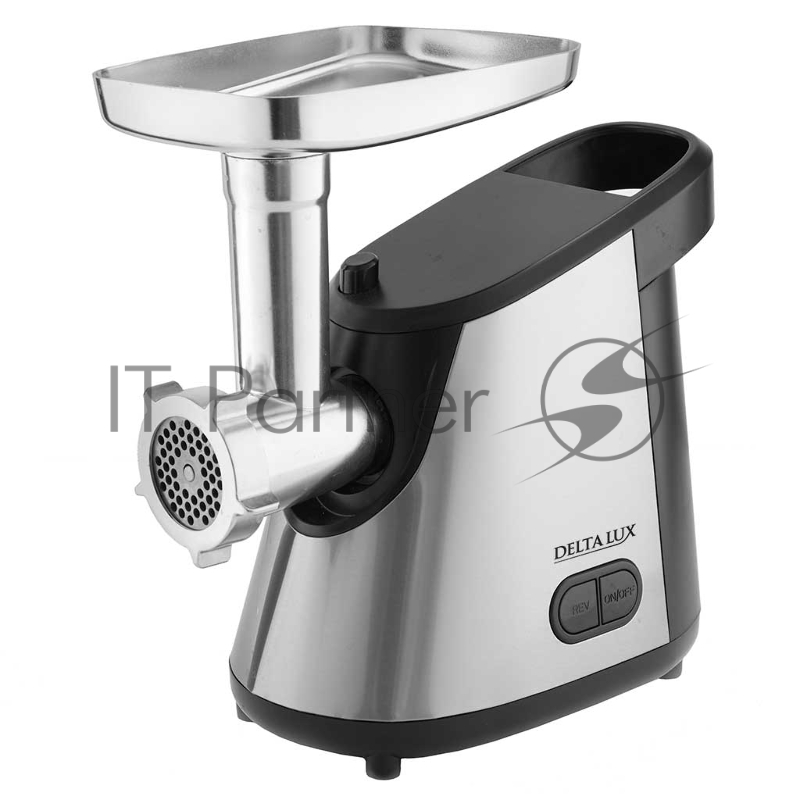 Мясорубка электрическая DELTA LUX DE-600M черный нерж