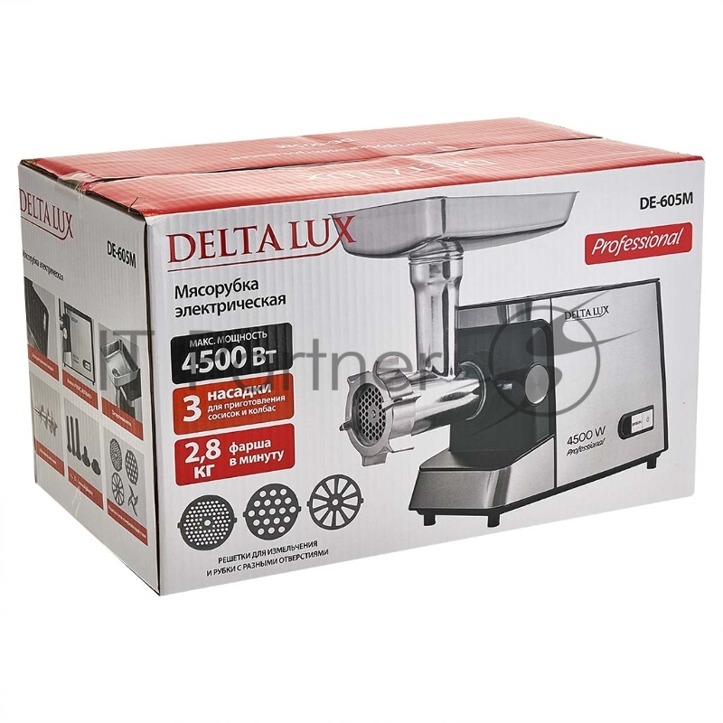 Мясорубка электрическая DELTA LUX DE-605M