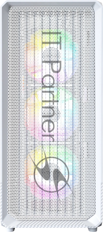 Корпус Montech X5 белый без БП ATX 4x120mm 1xUSB2.0 1xUSB3.0 1xUSB3.1 audio bott PSU