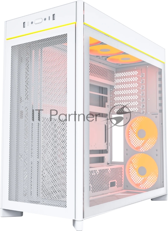 Корпус Montech HS01 PRO белый без БП ATX 5x120mm 2xUSB3.0 1xUSB3.1 audio