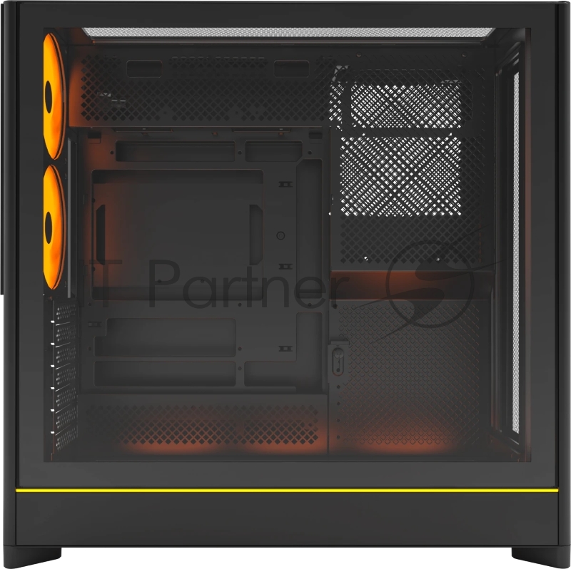 Корпус Montech HS01 PRO черный без БП ATX 5x120mm 2xUSB3.0 1xUSB3.1 audio