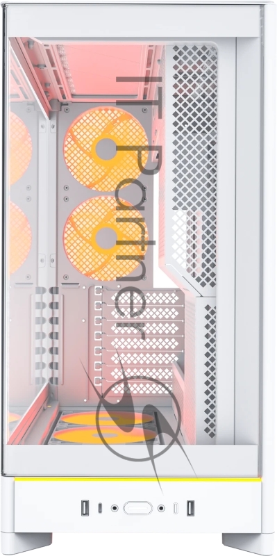 Корпус Montech HS02 PRO белый без БП ATX 4x140mm 2xUSB3.0 audio bott PSU