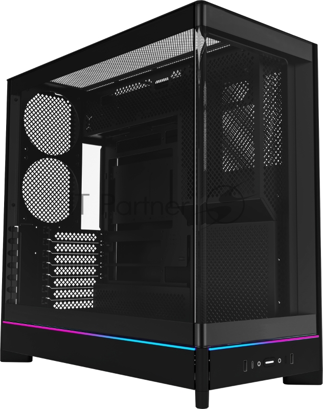 Корпус Montech HS02 черный без БП ATX 4x140mm 2xUSB3.0 1xUSB3.1 audio bott PSU