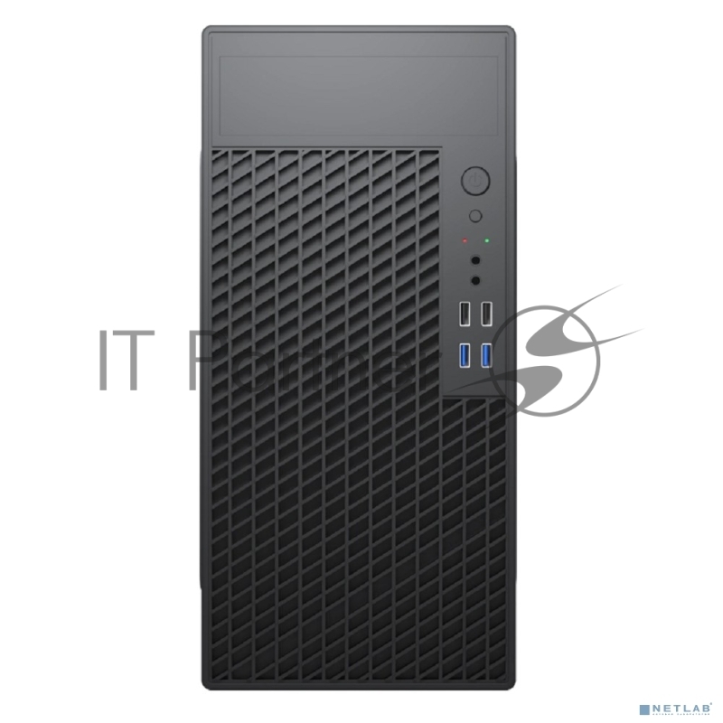 Корпус с блоком питания Foxline 450Вт./ Case Forza mATX, 450W, 2xUSB2.0+2xUSB3.0, Black, w/o FAN, 8 cm fan PSU, power cord