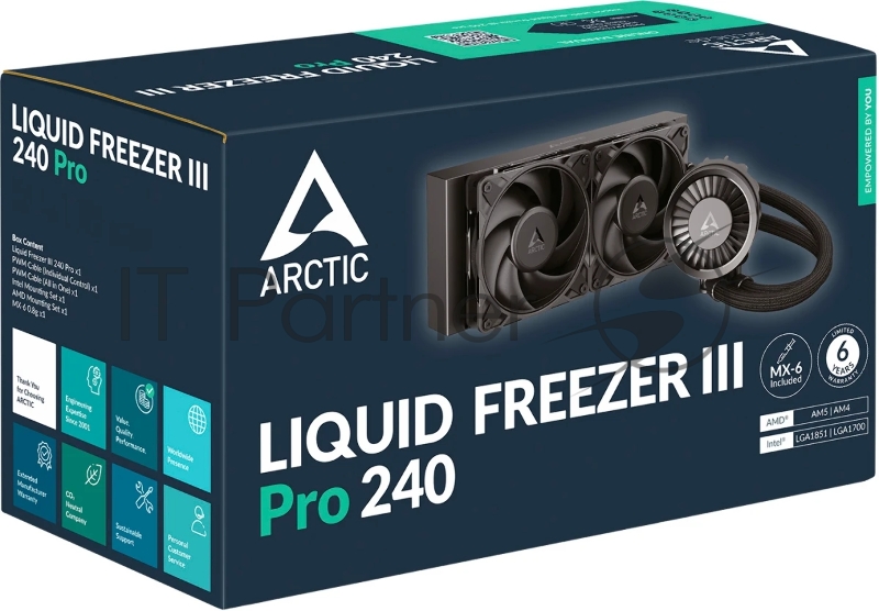 Жидкостная система охлаждения Arctic Cooling Liquid Freezer III Pro 240 Multi Compatible All-In-One CPU Water Cooler (ACFRE00178A)
