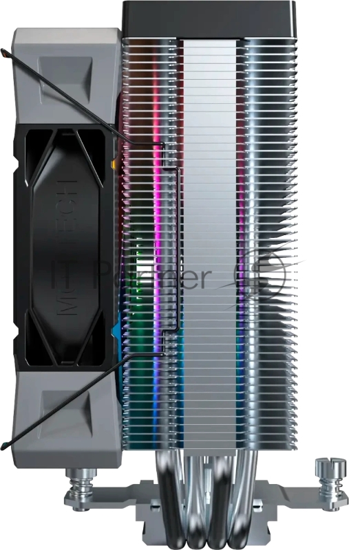 Устройство охлаждения(кулер) Montech NX400 ARGB Soc-AM5/AM4/1200/1700/1851 черный 4-pin 34.17dB Al+Cu 220W Ret (NX400ARGBBK)