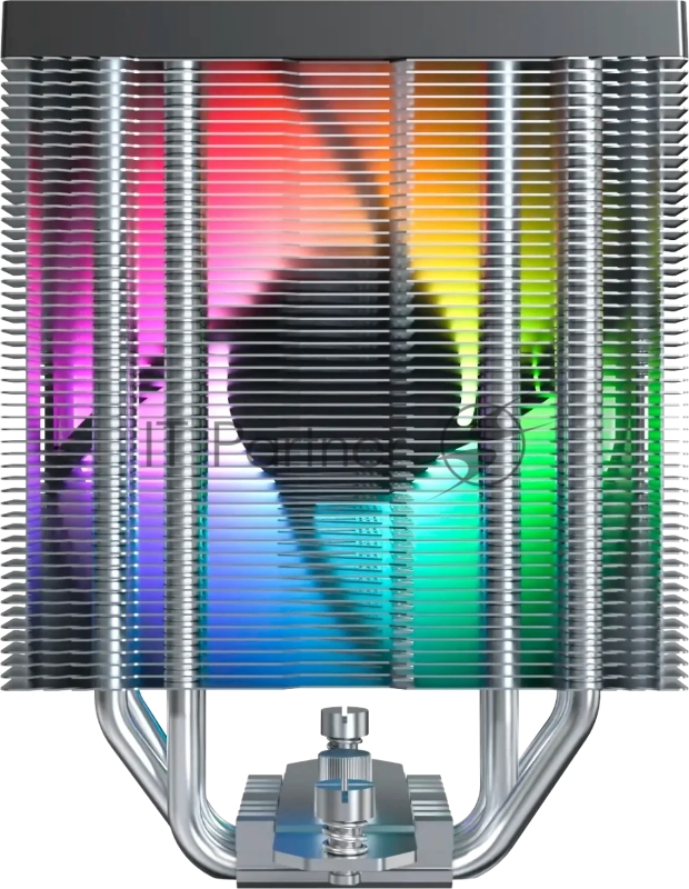 Устройство охлаждения(кулер) Montech NX400 ARGB Soc-AM5/AM4/1200/1700/1851 черный 4-pin 34.17dB Al+Cu 220W Ret (NX400ARGBBK)