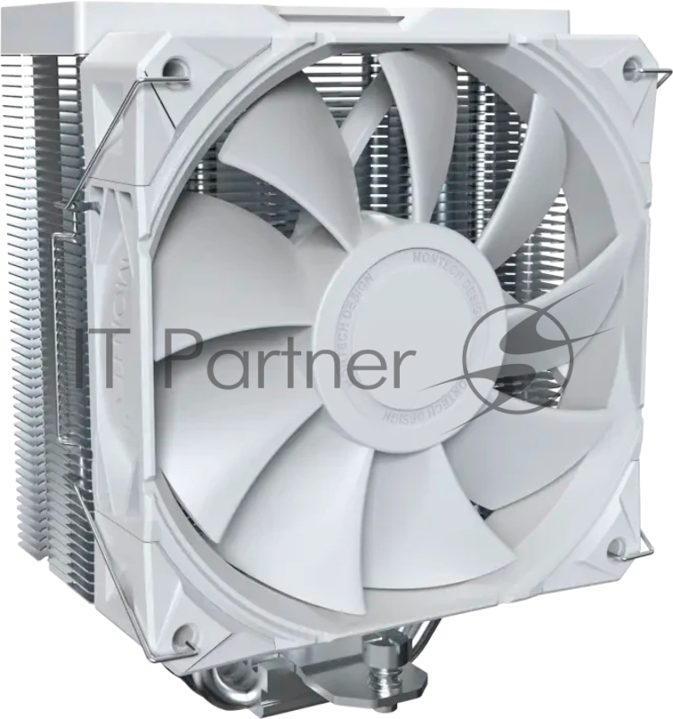 Устройство охлаждения(кулер) Montech NX400 Soc-AM5/AM4/1200/1700/1851 белый 4-pin 34.17dB Al+Cu 220W Ret (NX400WH)