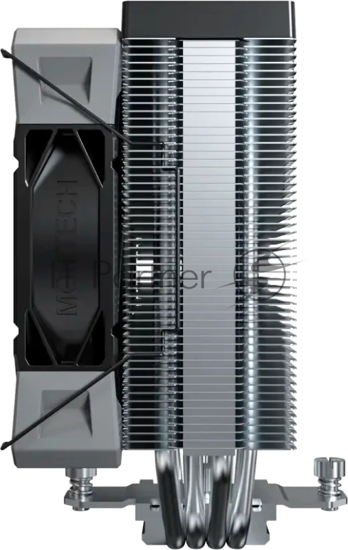 Устройство охлаждения(кулер) Montech NX400 Soc-AM5/AM4/1200/1700/1851 черный 4-pin 34.17dB Al+Cu 220W Ret (NX400BK)