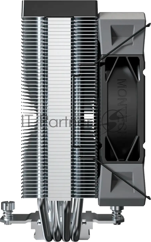 Устройство охлаждения(кулер) Montech NX400 Soc-AM5/AM4/1200/1700/1851 черный 4-pin 34.17dB Al+Cu 220W Ret (NX400BK)