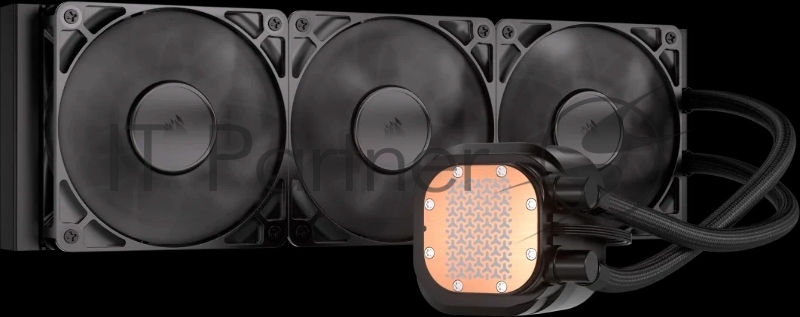 Система жидкостного охлаждения Water Cooling System Corsair NAUTILUS 360 ARGB (360mm, Black, Fans: 3x120mm, 72.8CFM, 36dBA, 1700RPM/ S: 1851, 1700, AM5, AM4)
