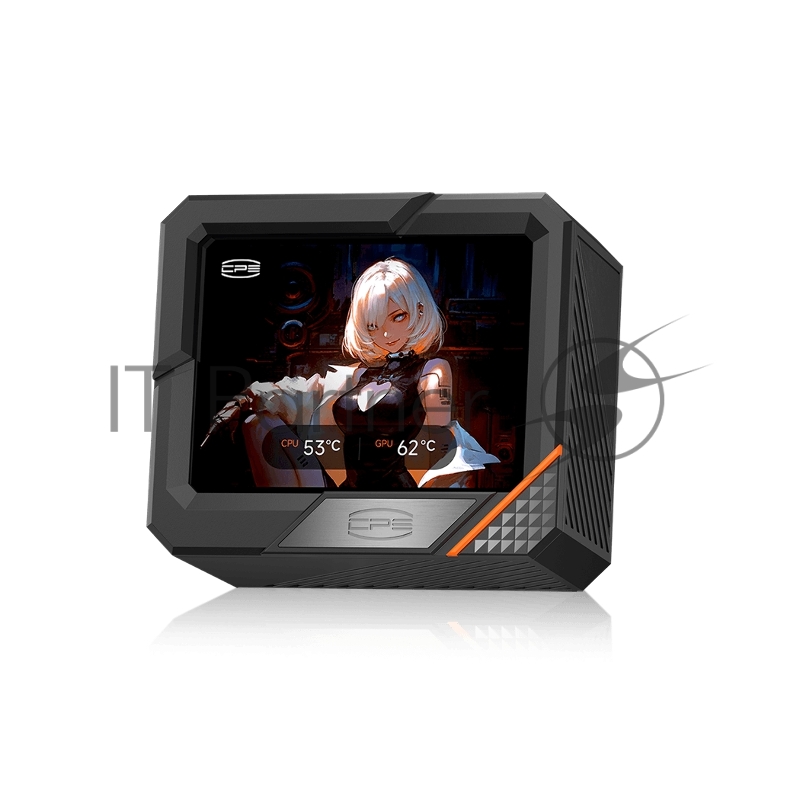 Система жидкостного охлаждения Water Cooling System PCCooler GT360 ARGB Display BK (310W, 360mm, LED temp., Black, ARGB/ Fans: 3x120mm, 99CFM, 41.5dBA, 3000RPM/ Pump height 85mm, 15dBA, 2600RPM, Rad thickness 27mm/ S: 1851, 1700, 1200, 115X, AM5, AM4