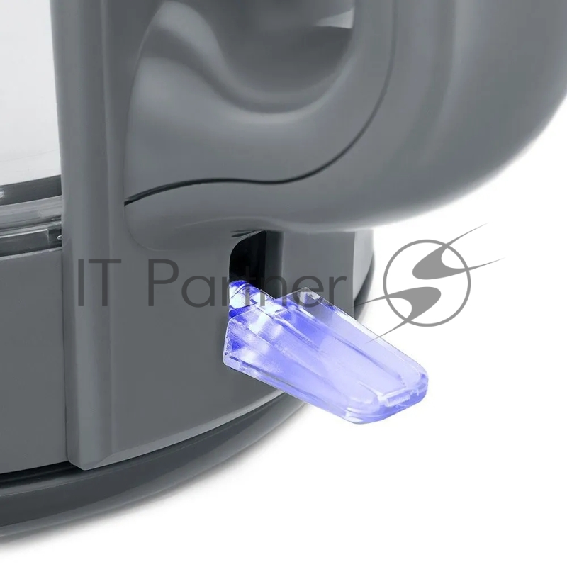 Чайник электрический Kitfort КТ-6762 3л. 2000Вт серый/серебристый корпус: стекло/металл/пластик