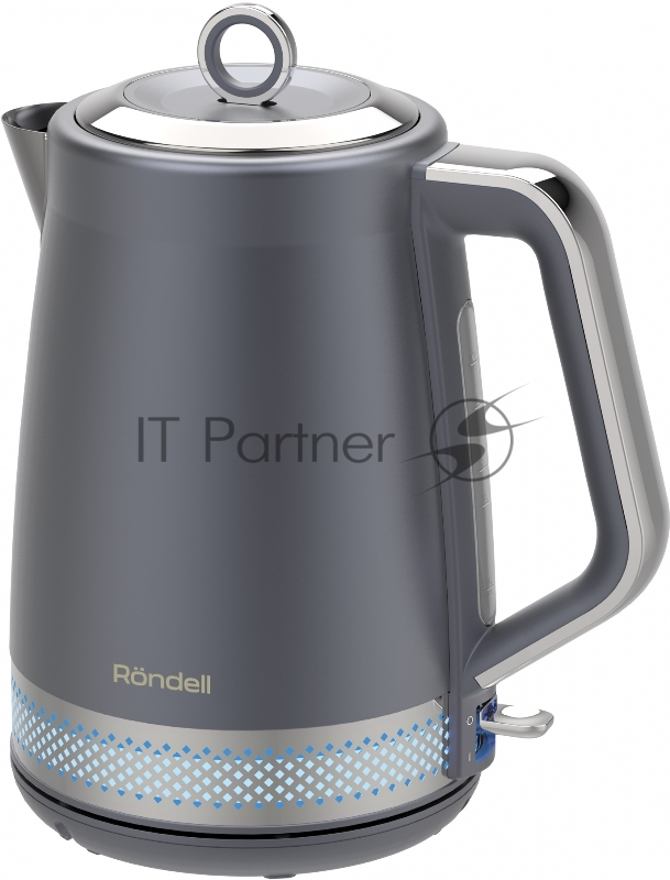 Чайник электрический Rondell RDE-WK880 1.7л. 2200Вт титан/серебристый корпус: серебристый