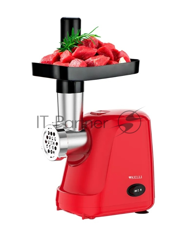 Мясорубка электрическая KELLI KL-5007 красный