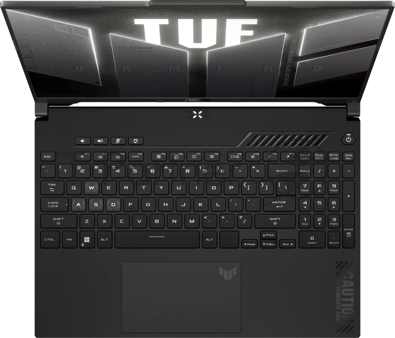 Ноутбук Asus TUF Gaming F16 FX607VJ-RL013 Core 5 210H 16Gb SSD512Gb NVIDIA GeForce RTX 3050 6Gb 16 IPS FHD+ (1920x1200) без ОС grey WiFi BT Cam (90NR0MZ6-M000F0)
