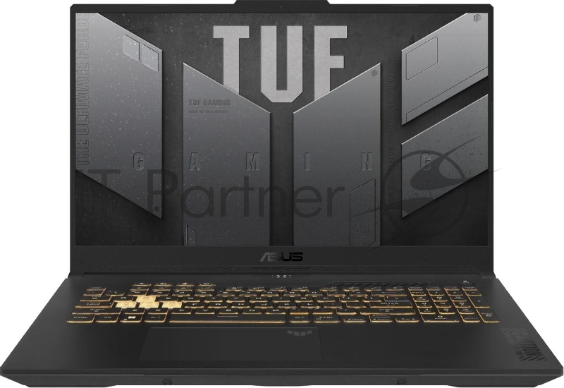 Ноутбук Asus TUF Gaming F17 FX707VJ-HX006 Core 5 210H 16Gb SSD512Gb NVIDIA GeForce RTX 3050 6Gb 17.3 IPS FHD (1920x1080) без ОС grey WiFi BT Cam (90NR0MY5-M00060)