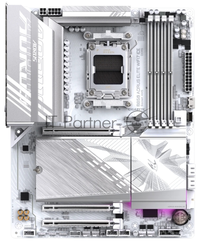 Материнская плата GigaByte B850 Aorus Elite WiFi7 Ice rev. 1.1