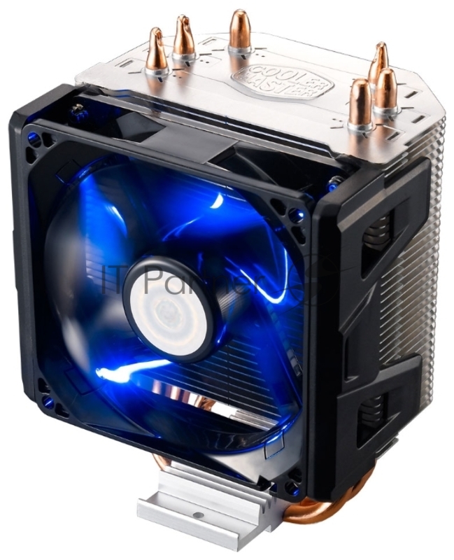 Вентилятор Cooler Master Hyper 103 (RR-H103-22PB-R1) LGA 2011/1366/1156/1155/1150/775/F /AM2 (10шт./кор,TDP 160 Вт, PWM, 3 тепловые трубки) Color Box