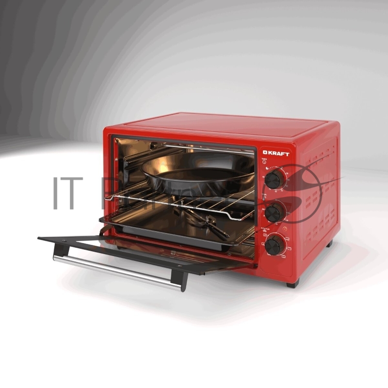 Мини-печь KRAFT KN-MO 3904 FRKR красный