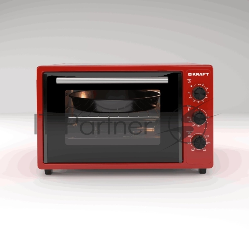 Мини-печь KRAFT KN-MO 3904 FRKR красный