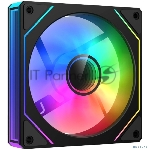 Вентилятор для корпуса Deepcool CG530 FAN BK (PWM, ARGB, черный, 800-1600об/мин, 120мм) Bulk