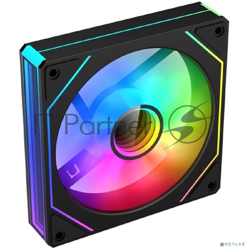 Вентилятор для корпуса Deepcool CG530 FAN BK (PWM, ARGB, черный, 800-1600об/мин, 120мм) Bulk