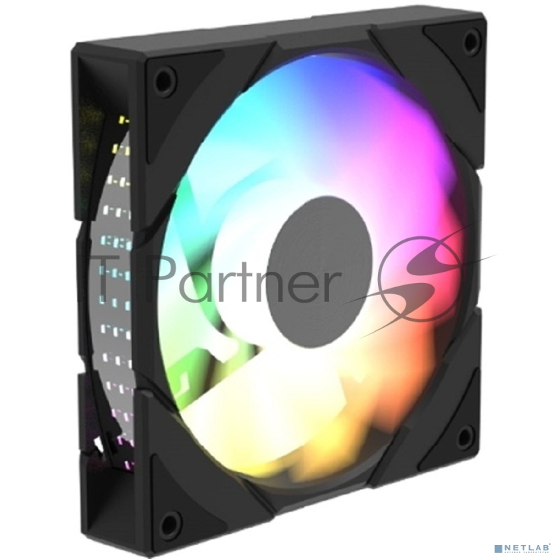 Вентилятор для корпуса Deepcool CG580 FAN BKR REVERSE ( PWM, ARGB, черный, 400-1300об/мин, 120мм) Bulk