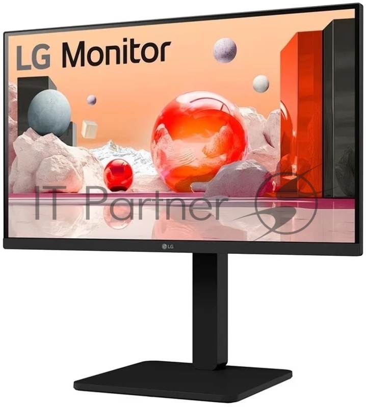 Монитор LG 23.8 24BA550-B черный IPS LED 5ms 16:9 HDMI M/M матовая HAS 1300:1 250cd 178гр/178гр 1920x1080 100Hz VGA DP FHD 6.6кг