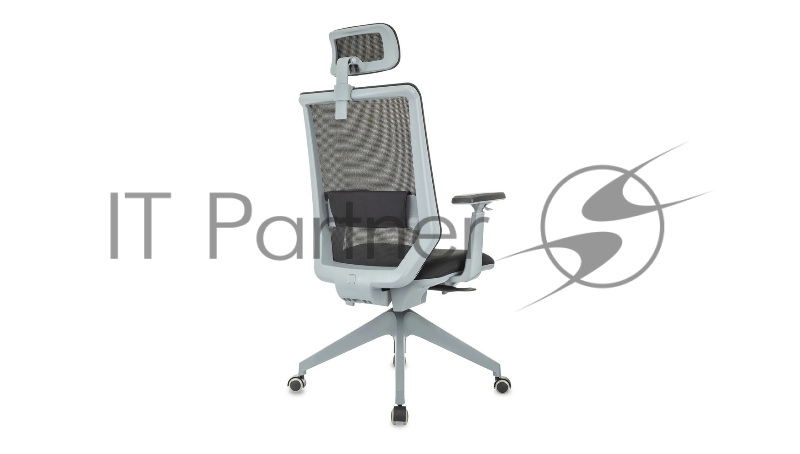 Кресло руководителя Бюрократ MC-G611NL-H черный Elastic-102 с подголов. крестов.4-луч. пластик пластик серый