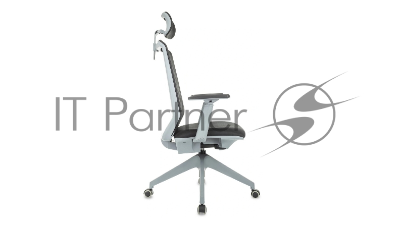 Кресло руководителя Бюрократ MC-G611NL-H черный Elastic-102 с подголов. крестов.4-луч. пластик пластик серый