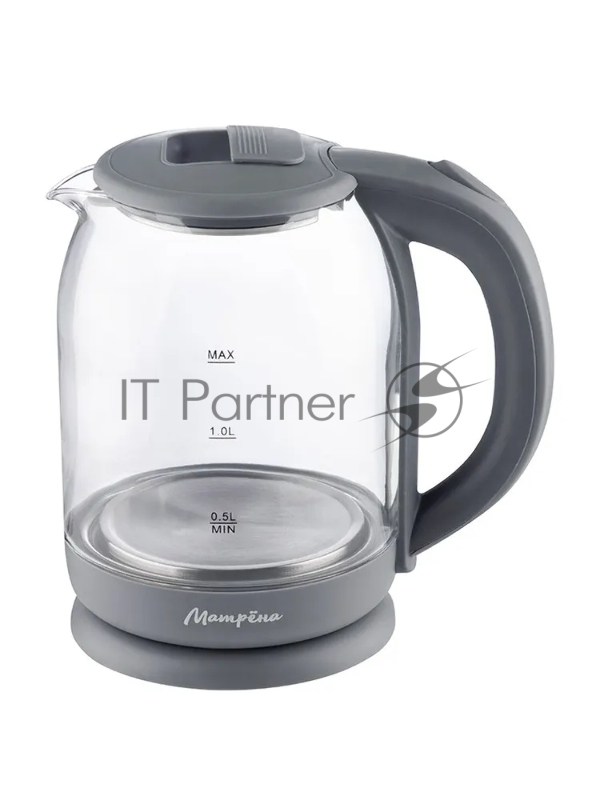Чайник электрический МАТРЁНА MA-007 серый (105225)