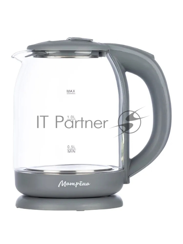 Чайник электрический МАТРЁНА MA-007 серый (105225)