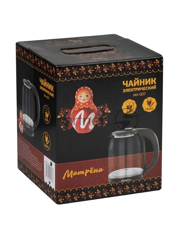 Чайник электрический МАТРЁНА MA-007 серый (105225)