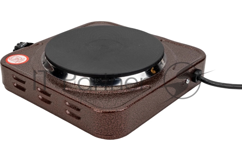 Плитка эл.(1 конф) Добрыня DO-2206 корич.(1000Вт) блин x12 Мощность: 1000 ВтНапряжение 220 В, 50 Гц5 режимов нагреваДиаметр конфорки: 15 смЗащита от перегреваСветовой индикатор работыРезиновые ножки