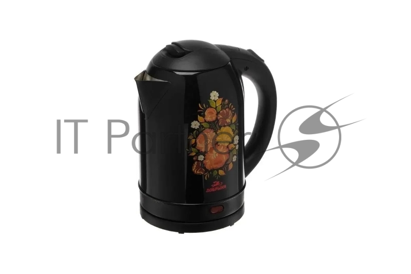 Чайник эл Добрыня DO-1219 (2,0л) 2200Вт нерж ХОХЛ Объём: 2.0 лМатериал корпуса: нержавеющая стальМощность: 2200 ВтАвтоотключение при закипании и отсутствии водыЗакрытый нагревательный элементПоворот на подставке на 360 градусовСветовой индикатор рабо