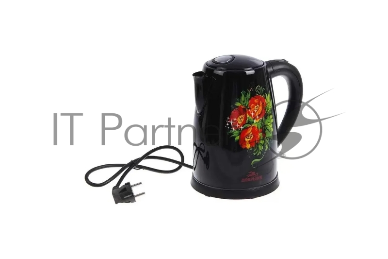 Чайник эл Добрыня DO-1215 (2,0л) 2000Вт нерж МАКИ