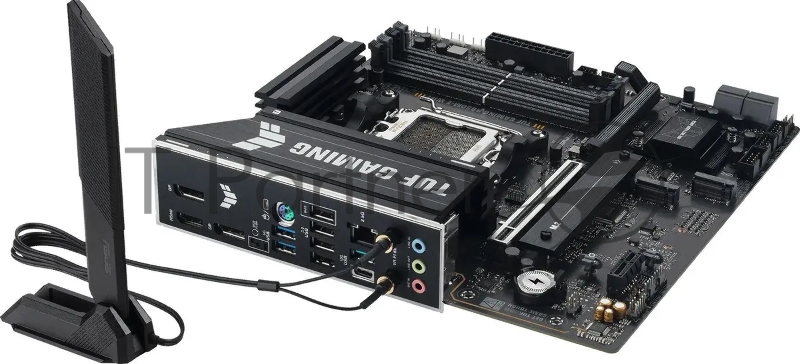Материнская плата Asus TUF GAMING B850M-E WIFI SocketAM5 AMD B850 4xDDR5 mATX AC`97 8ch(7.1) 2.5Gg RAID+HDMI+DP