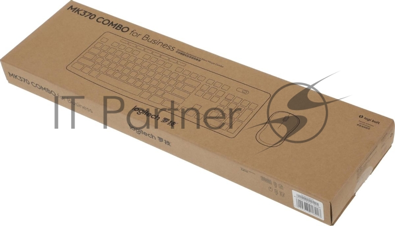 Клавиатура + мышь Logitech MK370 клав:черный мышь:черный/черный USB беспроводная BT Multimedia (920-012082)